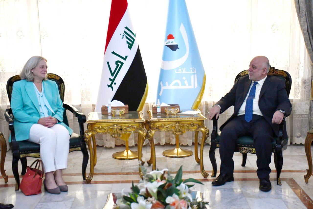 الدكتور حيدر العبادي يستقبل سفيرة الولايات المتحدة الأمريكية في بغداد السيدة ألينا رومانسكي