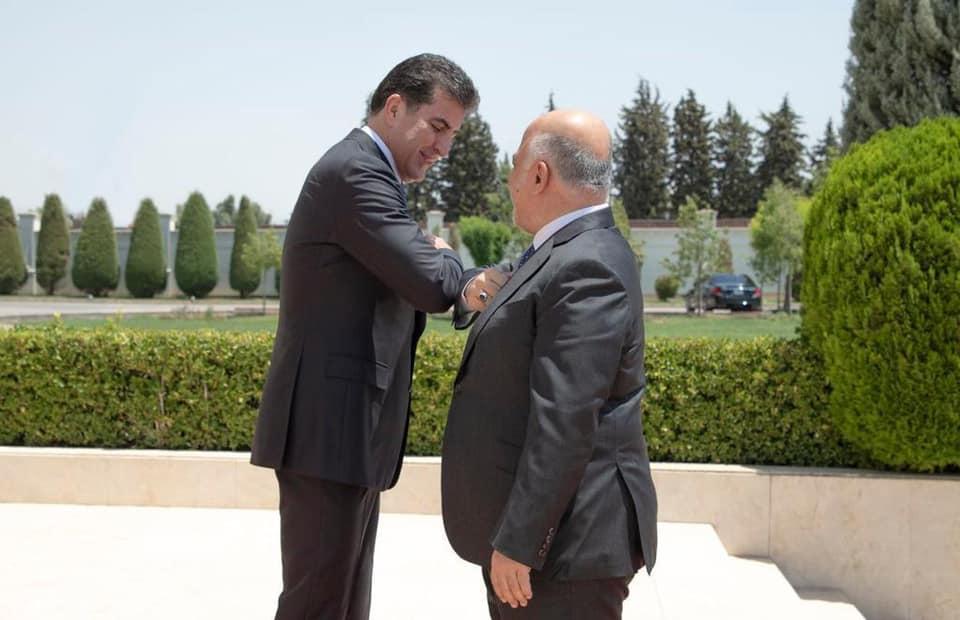 دکتۆر عەبادی چاویدەکەوێت بە سەرۆکی هەرێمی کوردستان بەڕێز نێچیرڤان بەرزانی