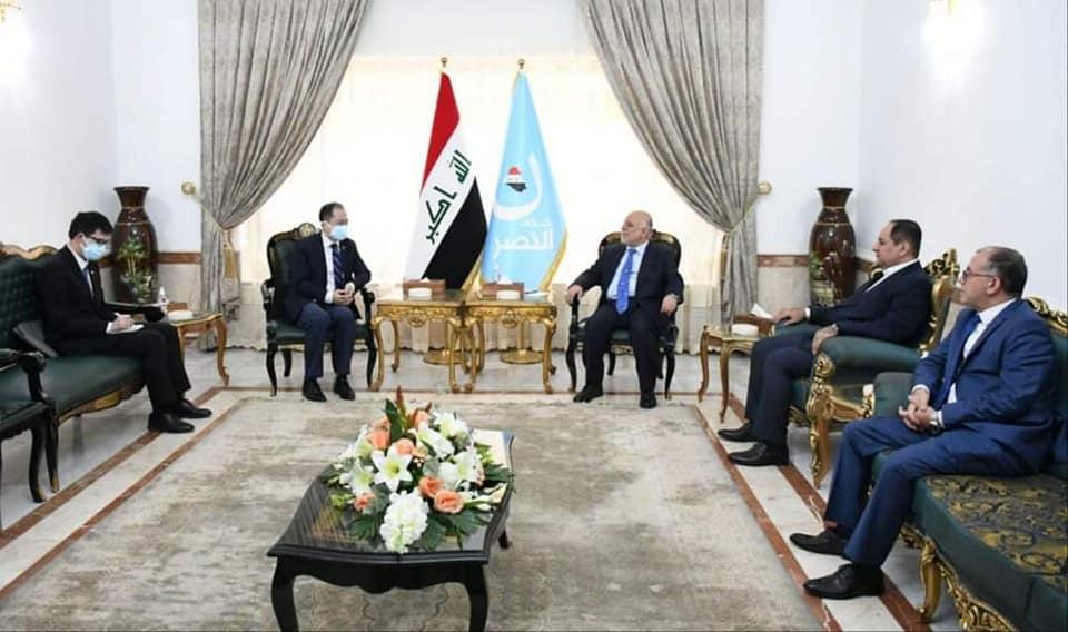 دکتۆر عەبادی بەجیا پێشوازی دەکات لە هەریەک لە باڵیۆزی بریتانی و هەڵسوڕێنەری کاروبارەکانی باڵیۆزخانەی