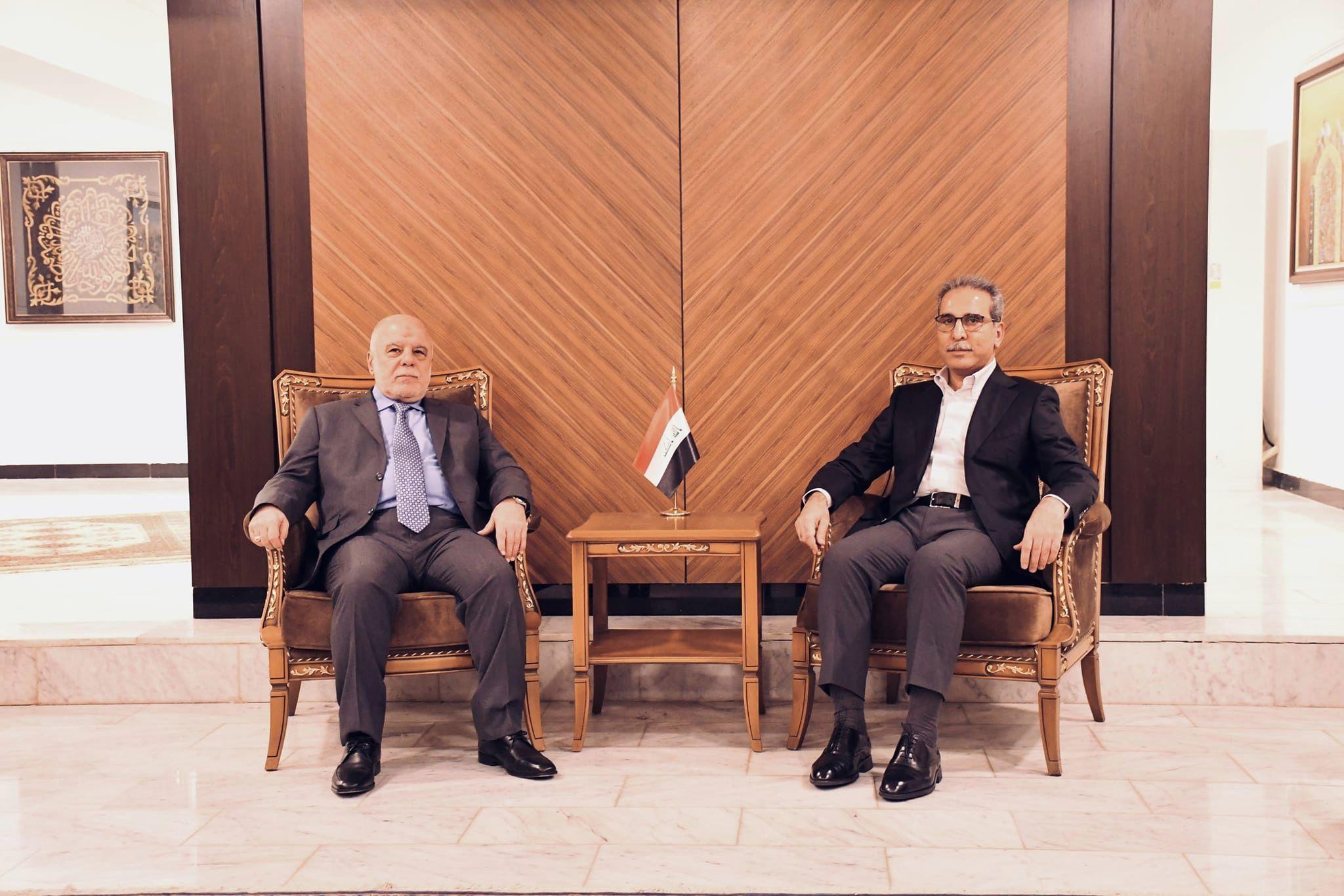 الدكتور حيدر العبادي يلتقي رئيس مجلس القضاء الأعلى الدكتور فائق زيدان