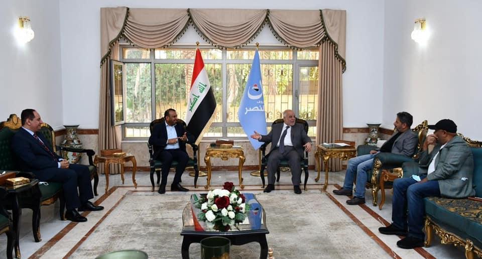 الدكتور العبادي يبحث مع وفد الحزب الشيوعي ورئيس كتلة سند البرلمانية كلاً على انفراد الأوضاع في البلد