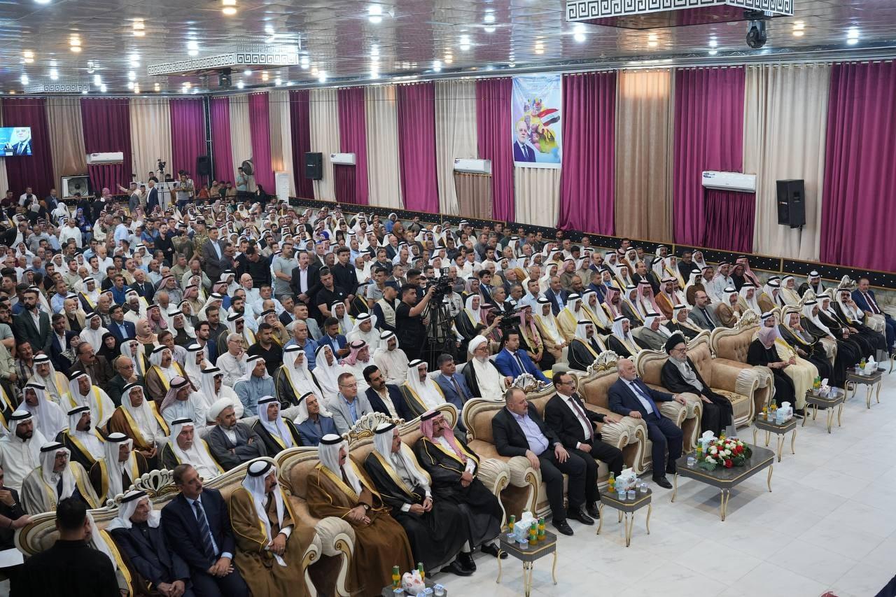 العبادي يحضر الملتقى الترحيبي لأهالي تلعفر