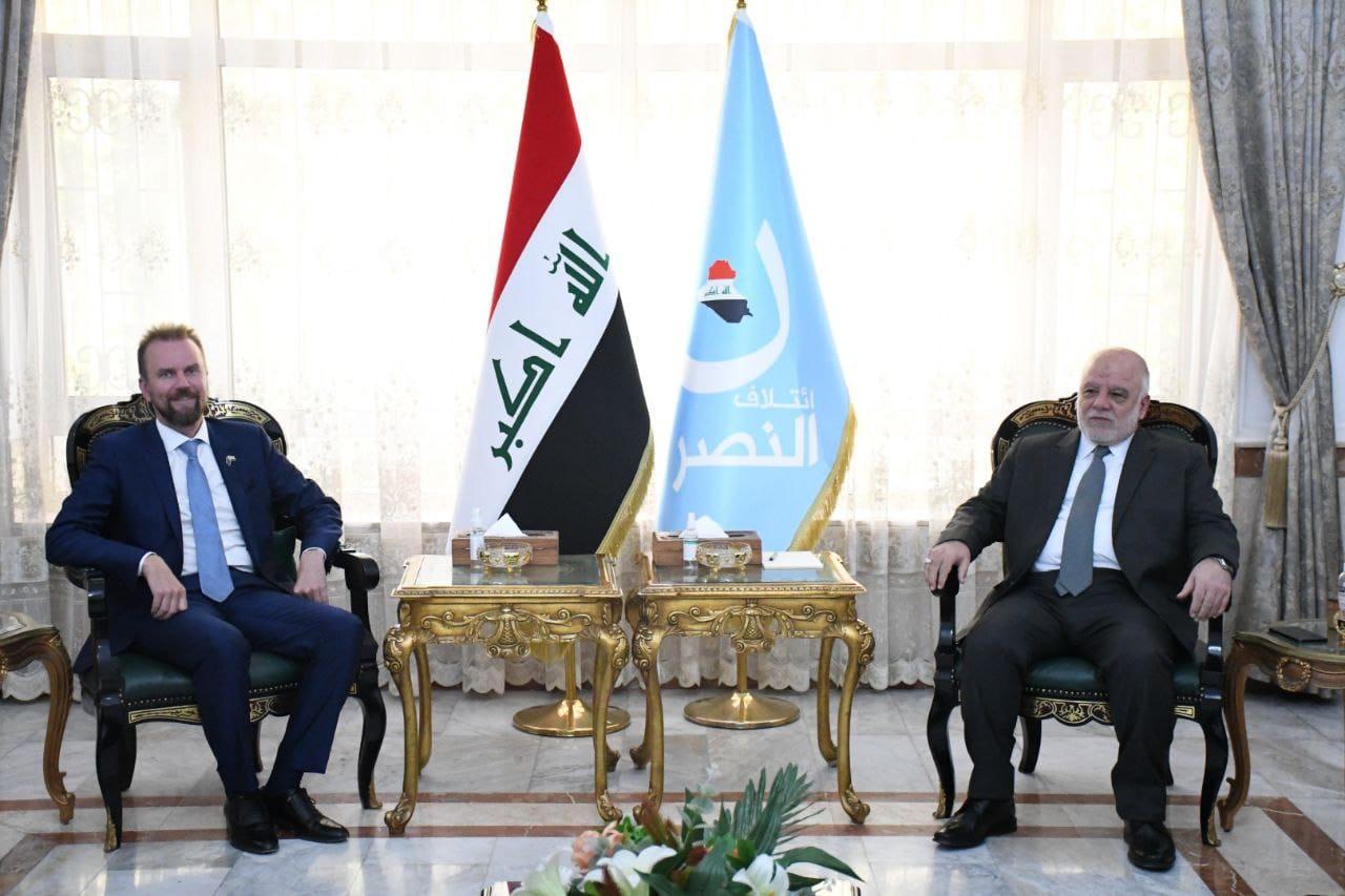 الدكتور حيدر العبادي يستقبل سفير الاتحاد الأوروبي في بغداد السيد فيليه فاريولا