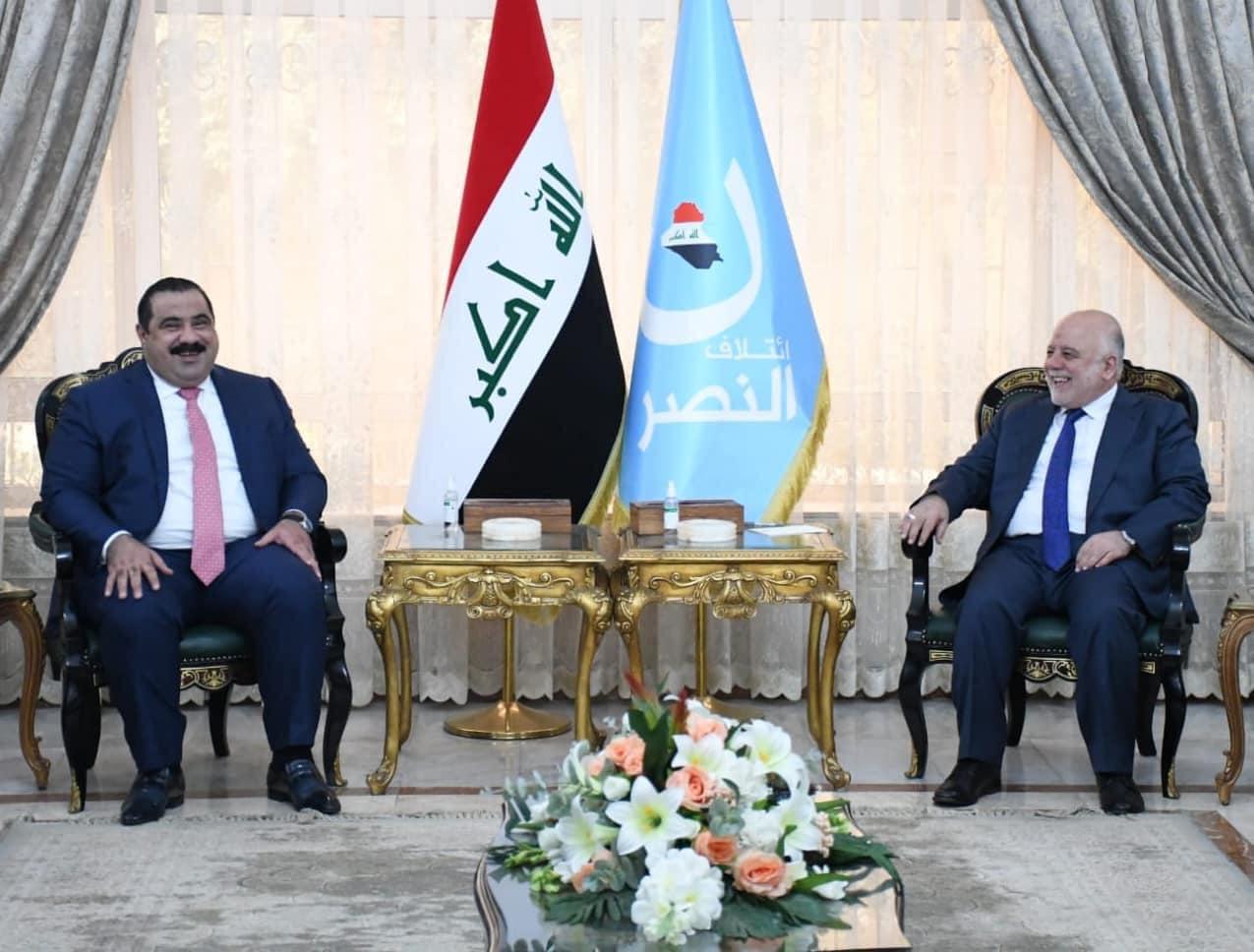 دکتۆر عەبادی لەگەڵ شاندی هاوپەیمانیی عەزم بە سەرۆکاییەتی بەڕێز موسەنا سامەڕائی تاوتوێی دوا پێشهاتەکا