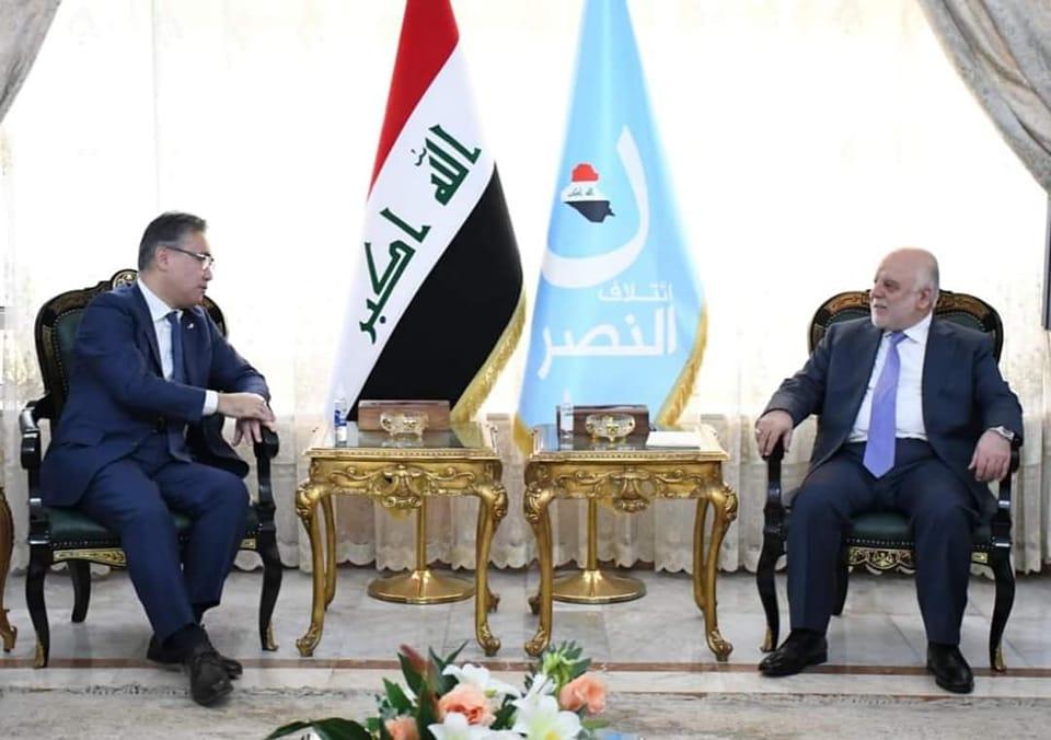 الدكتور حيدر العبادي يستقبل السفير الياباني الجديد في بغداد
