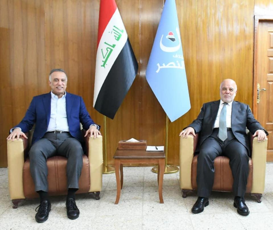 Dr. Al-Abadi receives Prime Minister Mustafa Al-Kadhimi and discusses with him the latest developmen