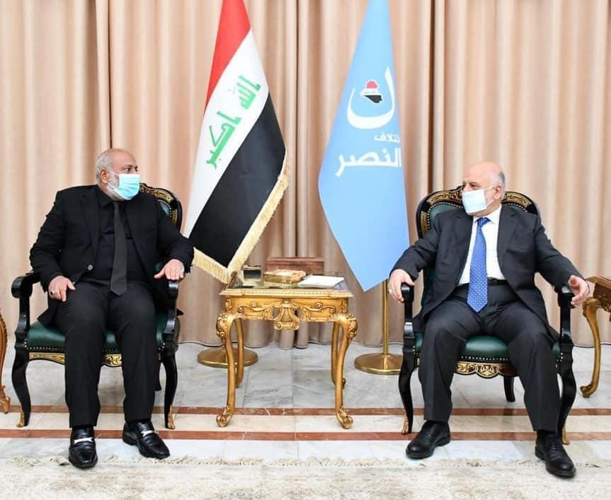 الدكتور العبادي يستقبل محافظ كربلاء السيد نصيف جاسم الخطابي