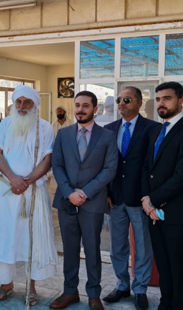 وفد عن ائتلاف النصر يزور زعيم الطائفة الصابئية المندائية بمناسبة عيد الخليقة