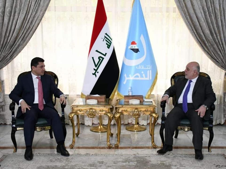 Dr. Haider Al-Abadi receives the delegation of the Patriotic Union of Kurdistan
