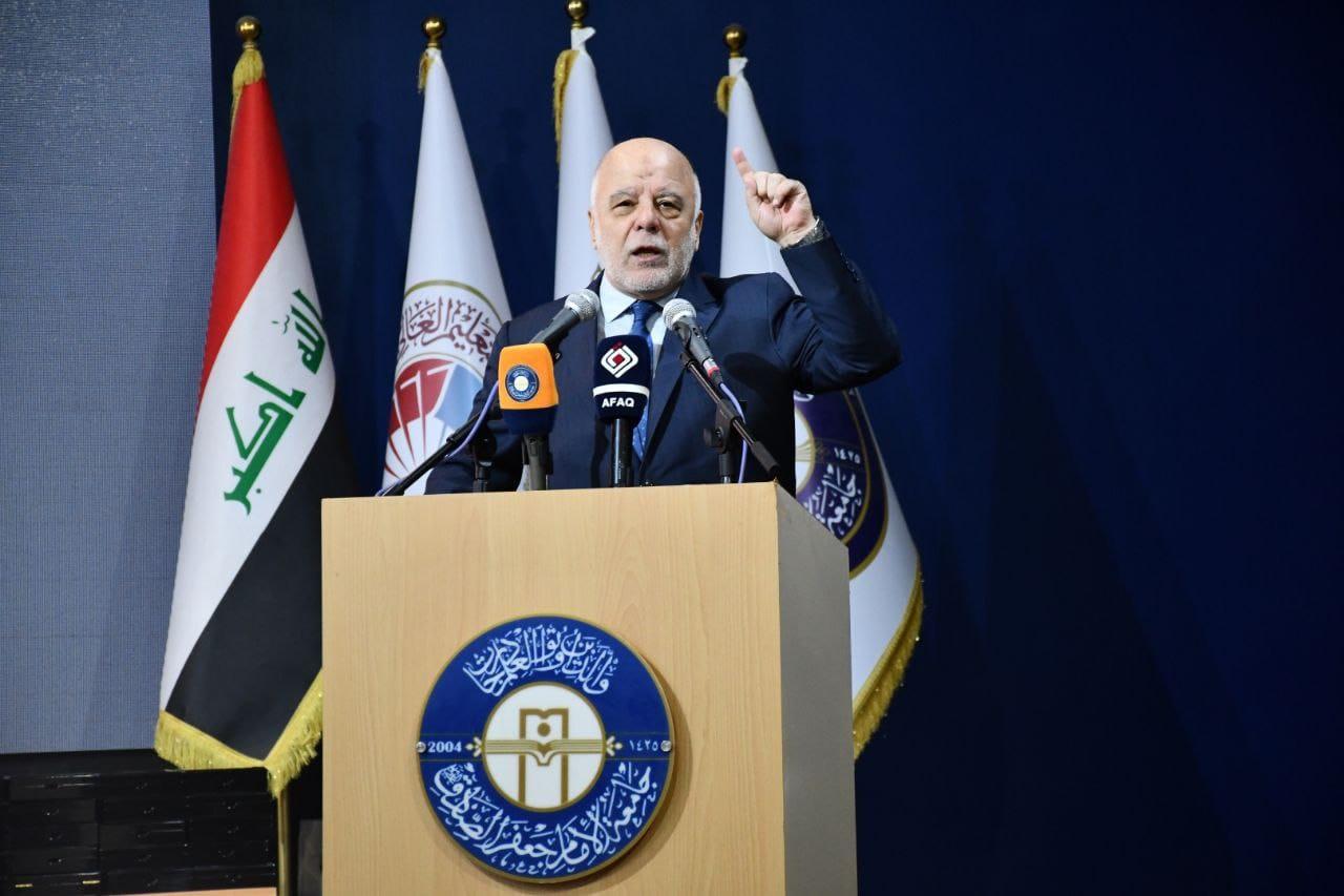 الدكتور حيدر العبادي يحضر حفل توزيع جائزة الصدر للتميز والإبداع