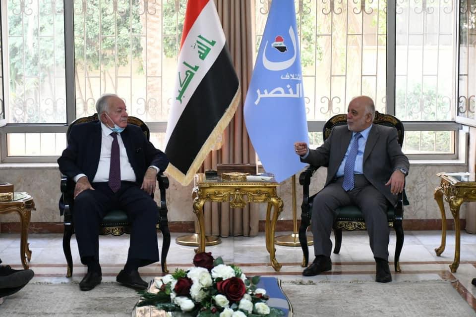Al-Abadi receives the Secretary-General of the Social Democratic Movement, Dr. Ali Al-Refae e