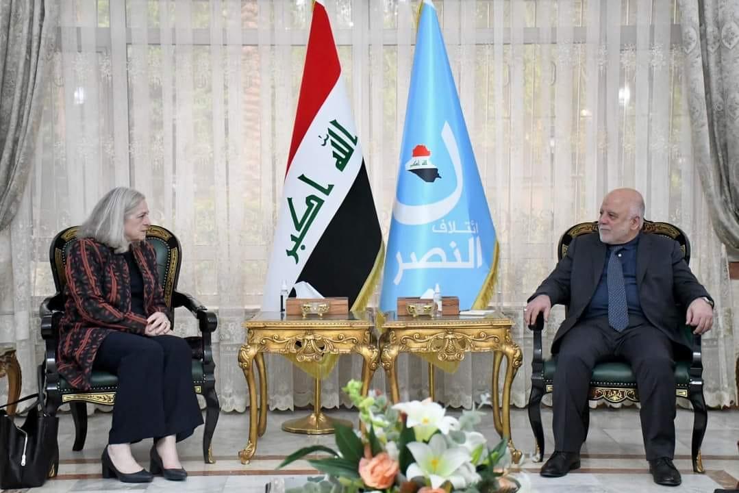 الدكتور حيدر العبادي يستقبل السفيرة الأمريكية في بغداد السيدة ألينا رومانيسكي