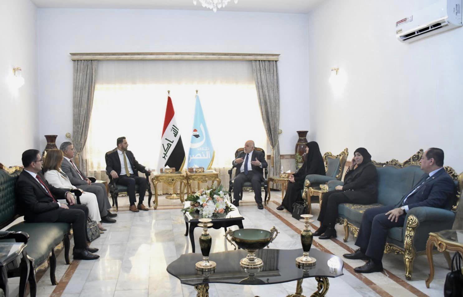 Dr. Haider Al-Abadi receives the head of the New Generation Movement, Mr. Shaswar Abdul-Wahid