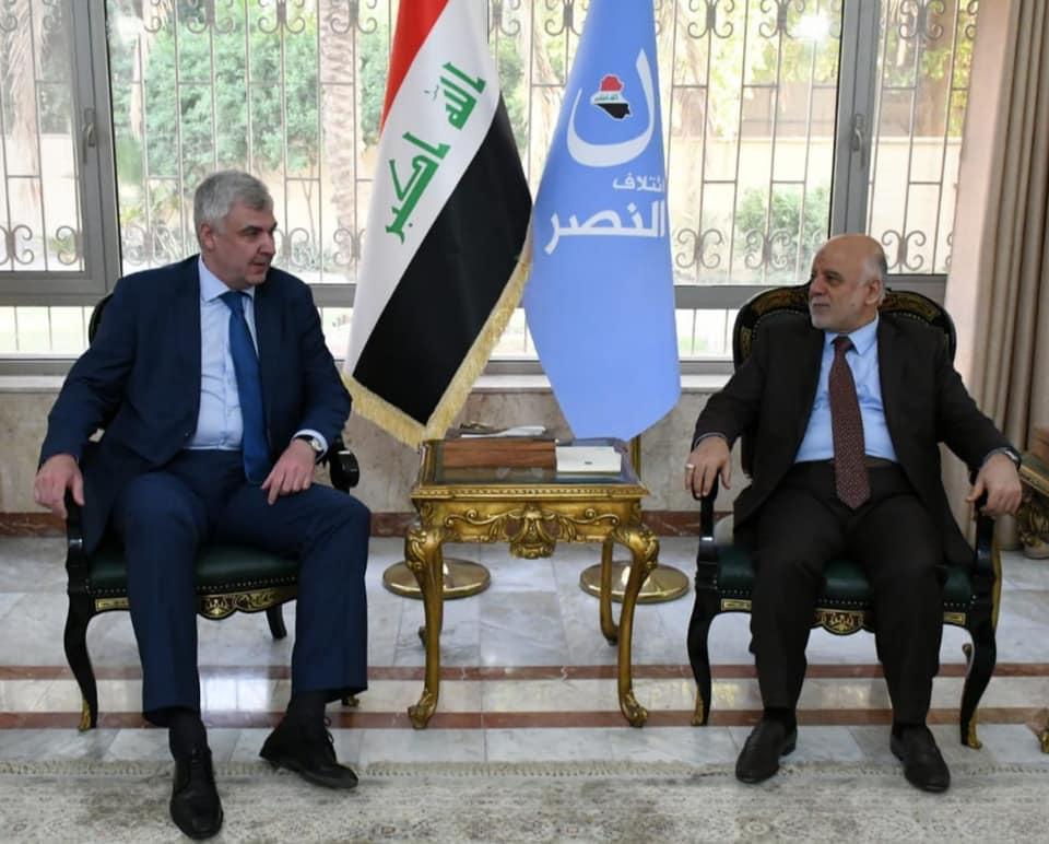 Dr. Haider al-Abadi receives the Russian Ambassador to Baghdad