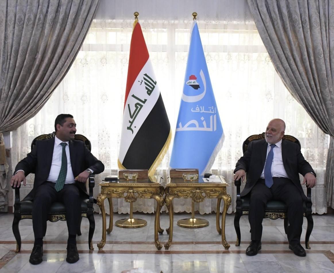 الدكتور حيدر العبادي يستقبل أبناء الشيخ عادل العبادي