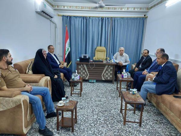 وفد عن مكتب نخب وكفاءات ائتلاف النصر يناقش فتح مكتب له في محافظة كربلاء المقدسة
