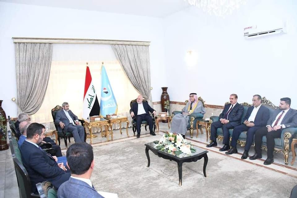 الدكتور العبادي يستقبل وفد الإتحاد الإسلامي الكردستاني