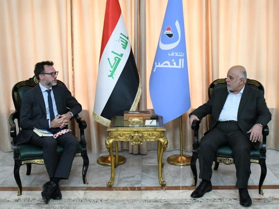 Dr. Al-Abadi receives separately the Canadian Ambassador and the Chargé d Affairs of the Azerbaijani