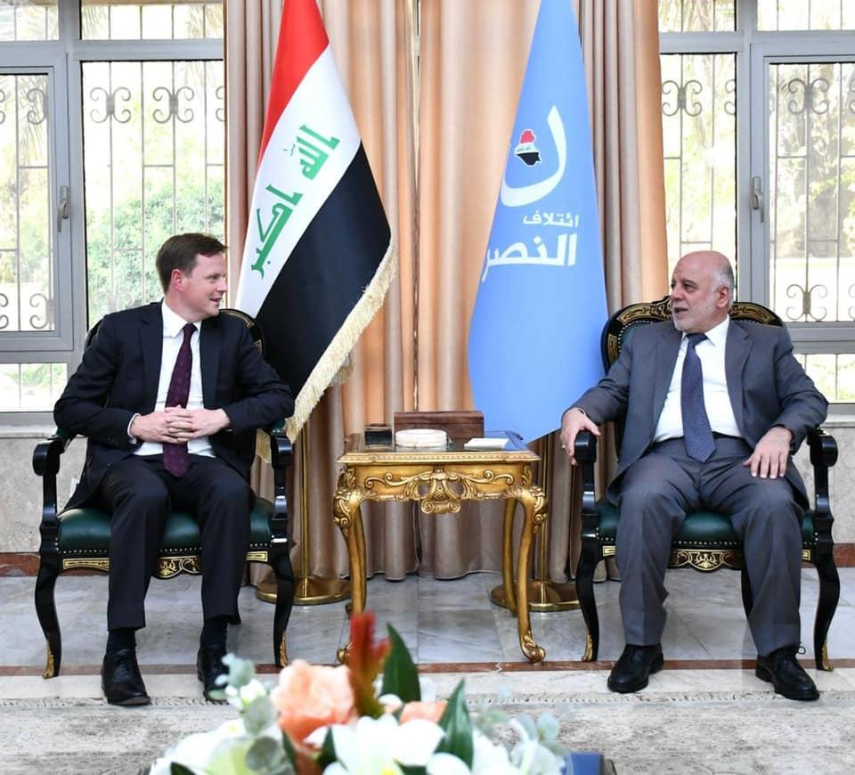 دکتۆر عەبای پێشوازی دەکات لە باڵیۆزی بریتانی لە بەغدا