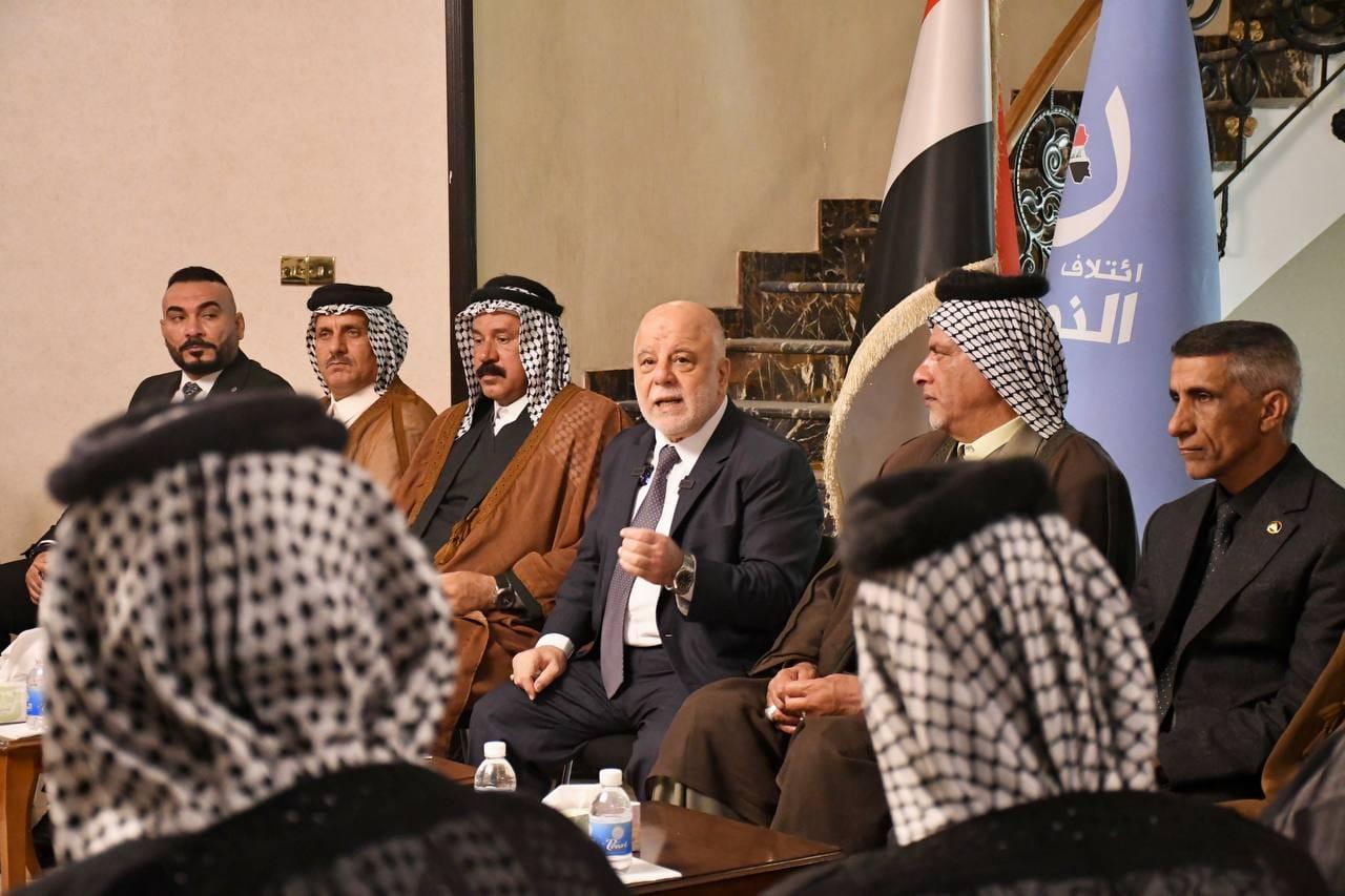 الدكتور حيدر العبادي يستقبل وفداً من محافظة بابل