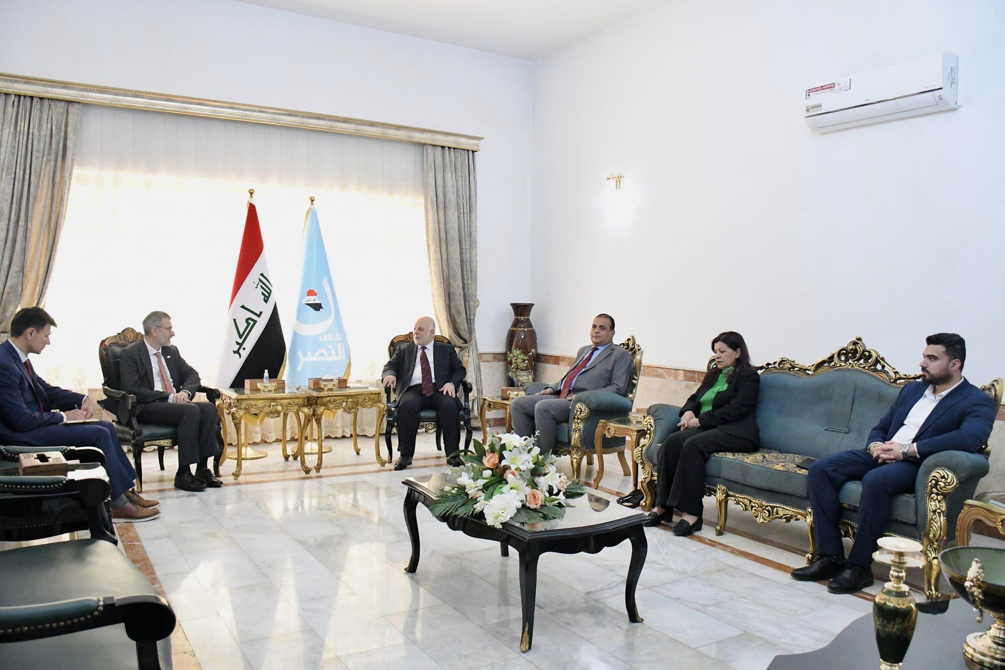 Dr. Haider Al-Abadi receives the Independent Strategic Review Team of the United Nations