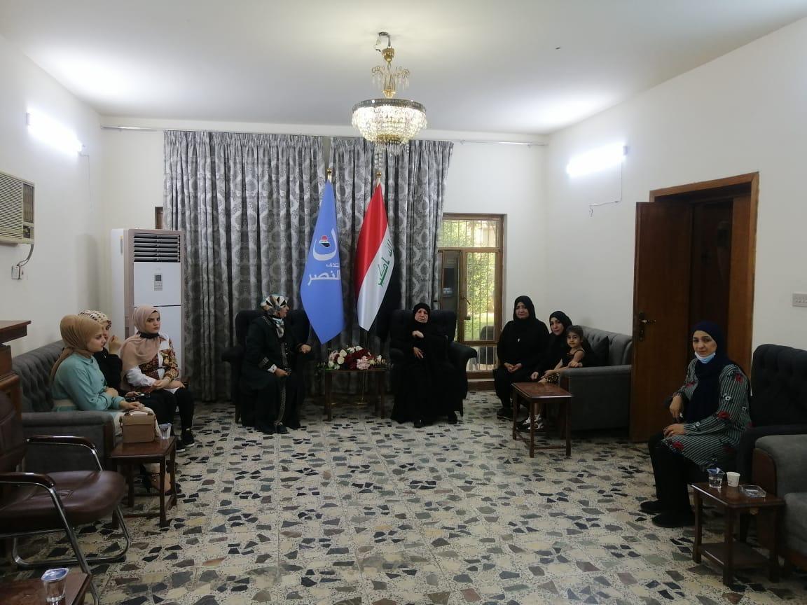 مكتب المرأة في ائتلاف النصر يبحث ملف الإنتخابات المقبلة في لقاءات عديدة