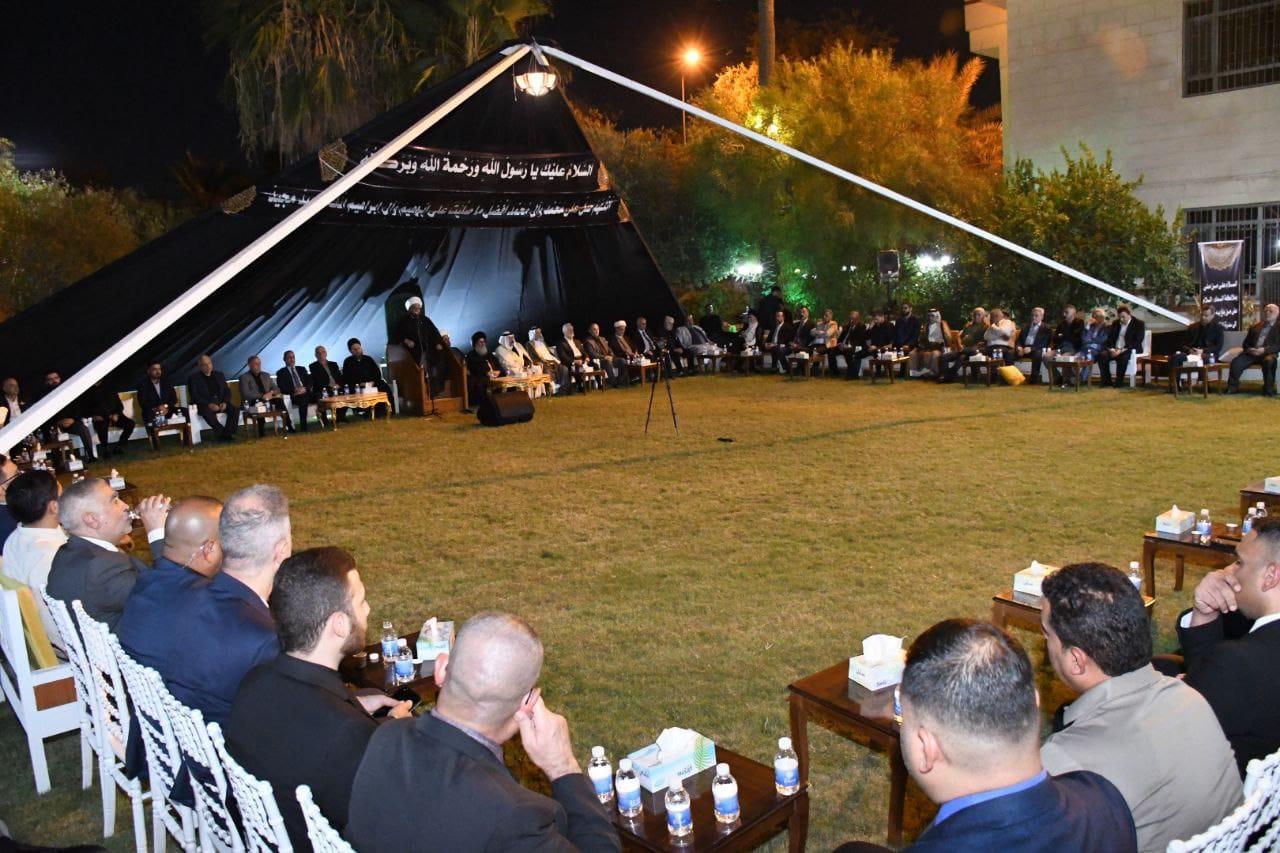 مكتب الدكتور العبادي يقيم مجلس عزاء بمناسبة ذكرى وفاة النبي محمد (ص)