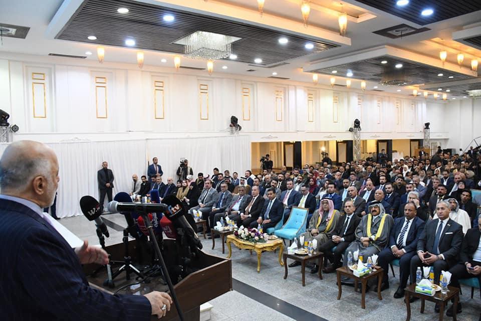 Al-Abadi: We were able to overcome the chaos and disasters of collapse, and we will continue to work
