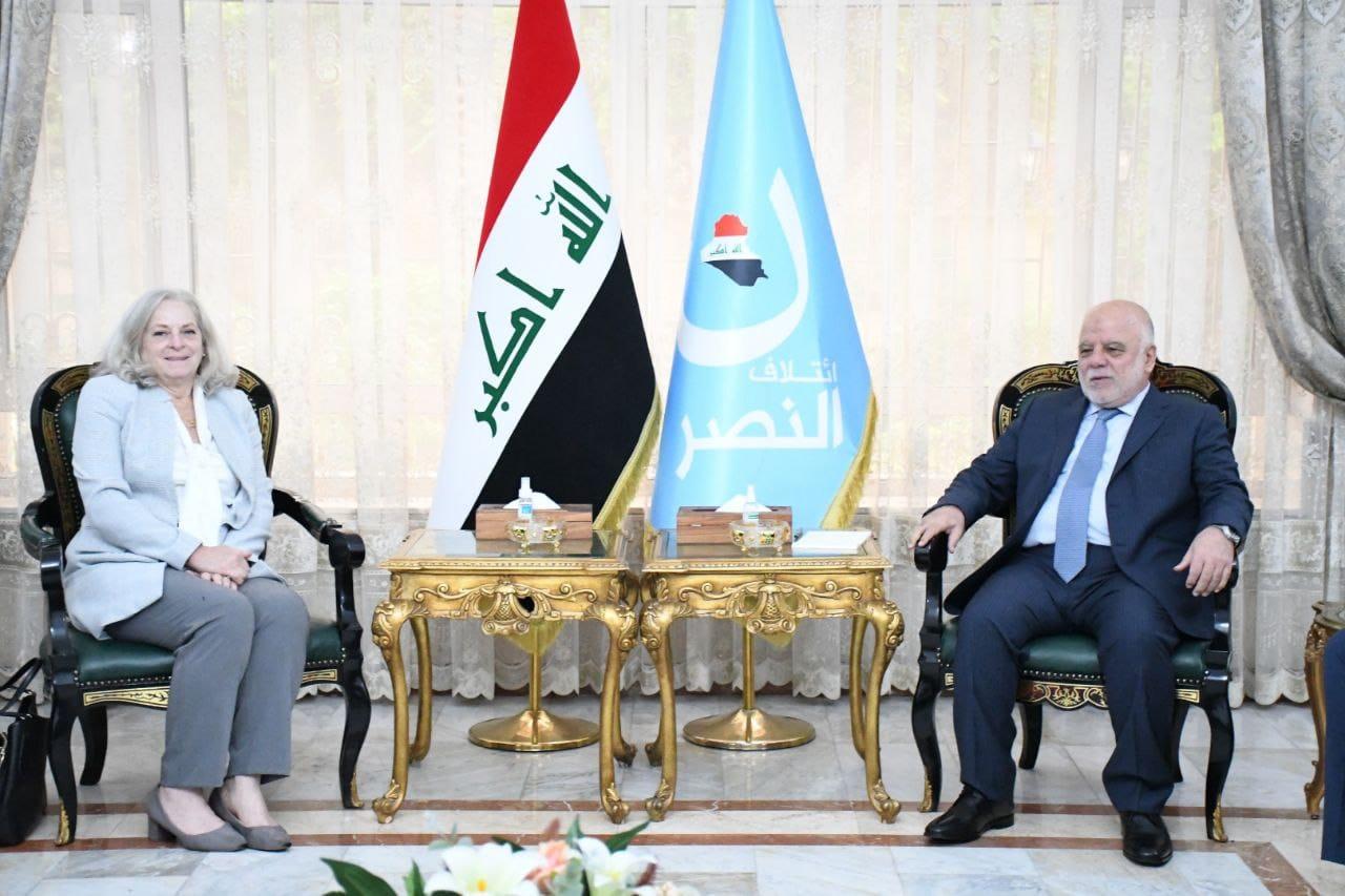 الدكتور حيدر العبادي يستقبل السفيرة الأمريكية في بغداد السيدة ألينا رومانسكي