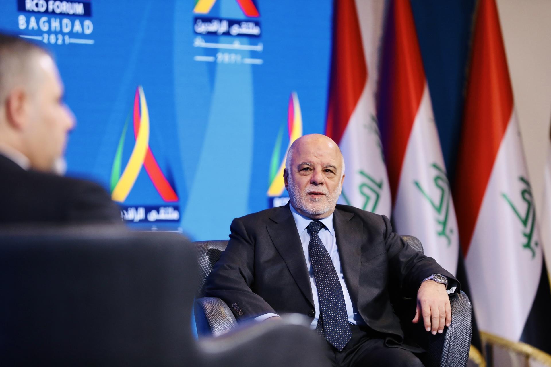 Dr. Haider Al-Abadi during his participation in Al-Rafidain Forum: The voter s voice will decide whi