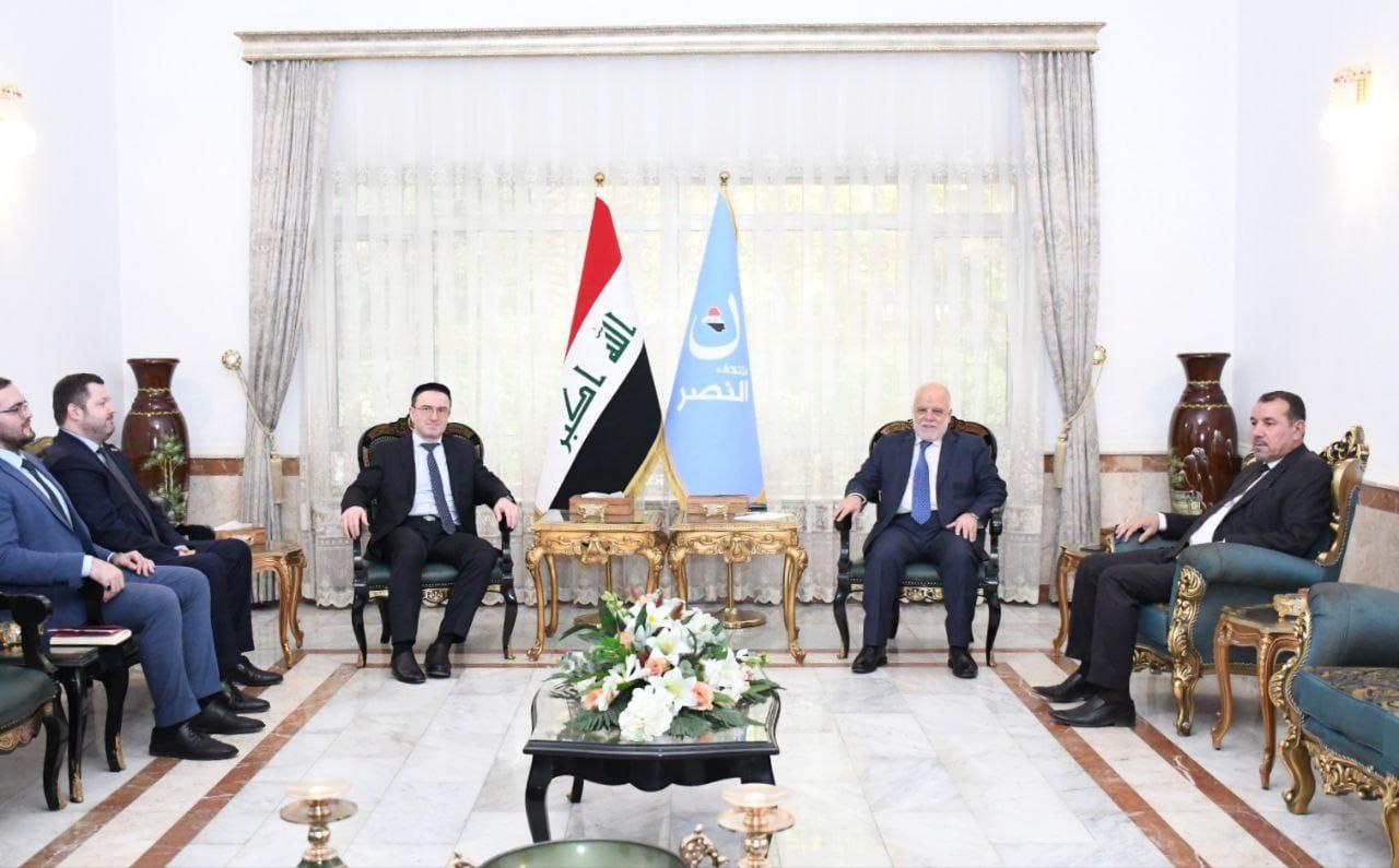 الدكتور حيدر العبادي يستقبل السفير الروسي في بغداد