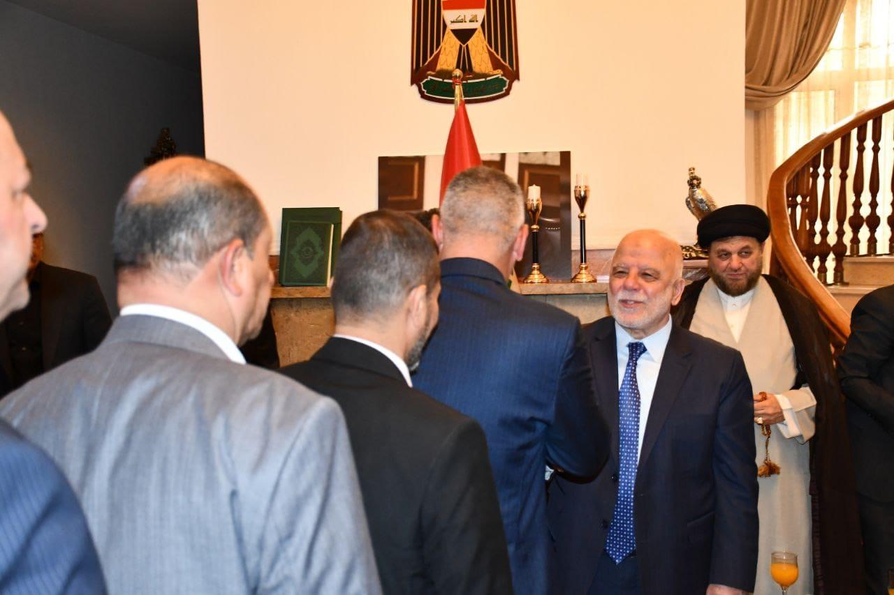 الدكتور حيدر العبادي يستقبل المهنئين بمناسبة عودته من أداء مناسك الحج