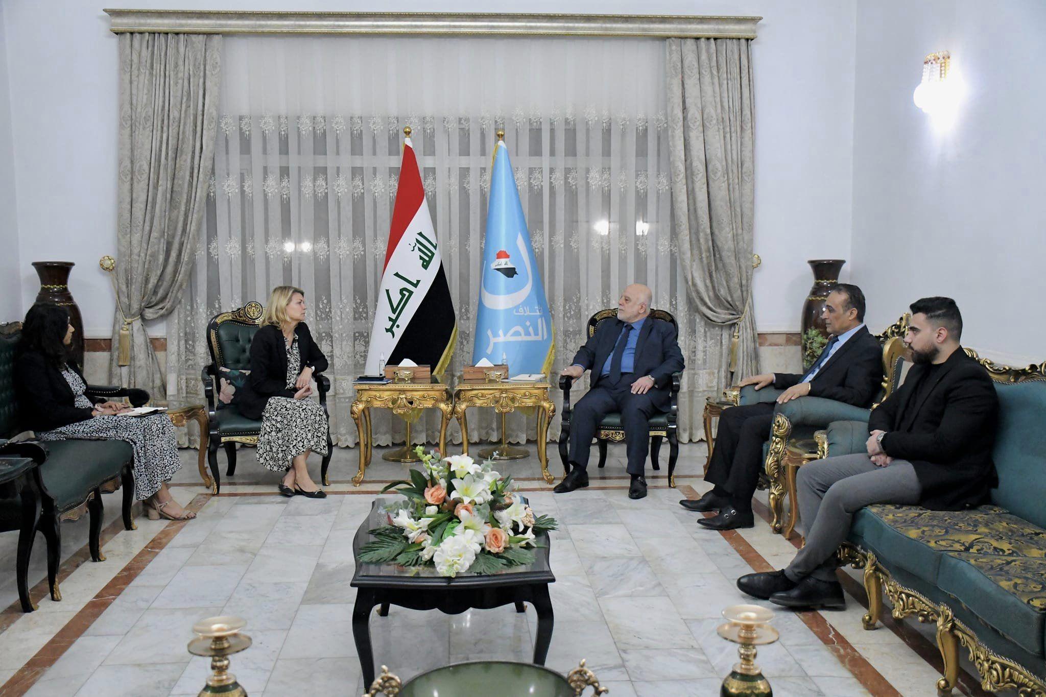 Dr. Haider Al-Abadi receives the Chargé d Affaires of the British Embassy