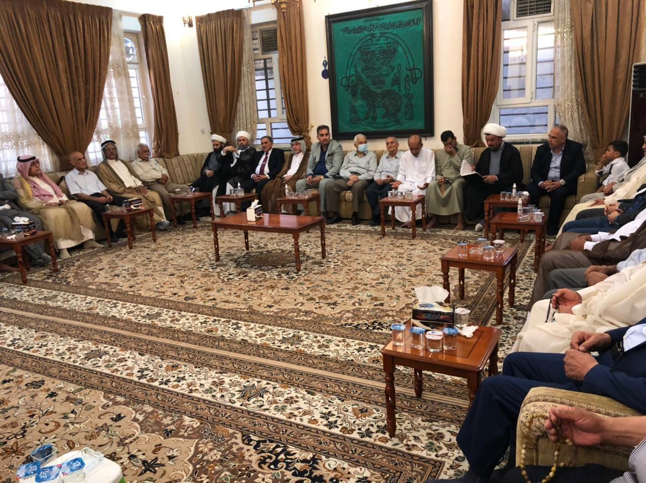 وفد عن ائتلاف النصر يحضر المؤتمر العشائري الكبير لقبيلة فتلة في النجف الأشرف