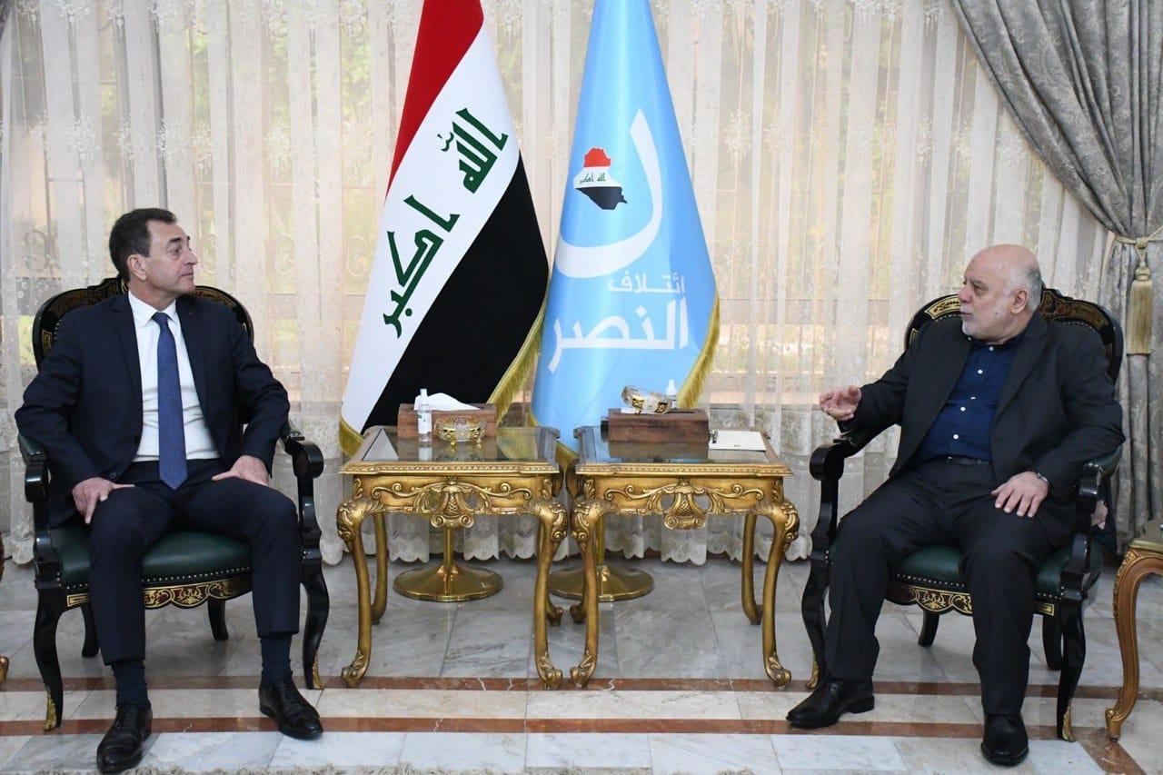 Dr. Haider Al-Abadi receives the French Ambassador to Baghdad