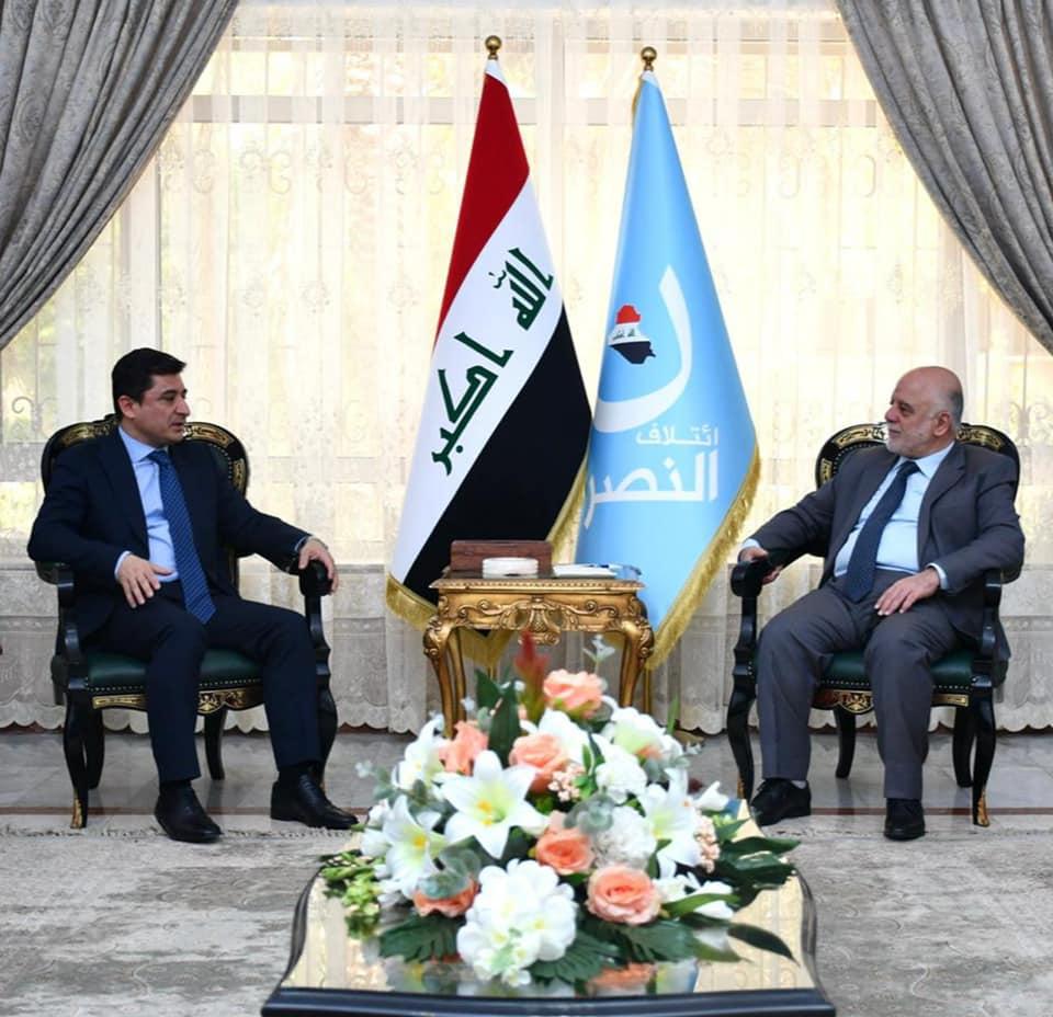 دکتۆر عەبادی پێشوازیی دەکات لە شاندی یەکێتی نیشتیمانی کوردستان