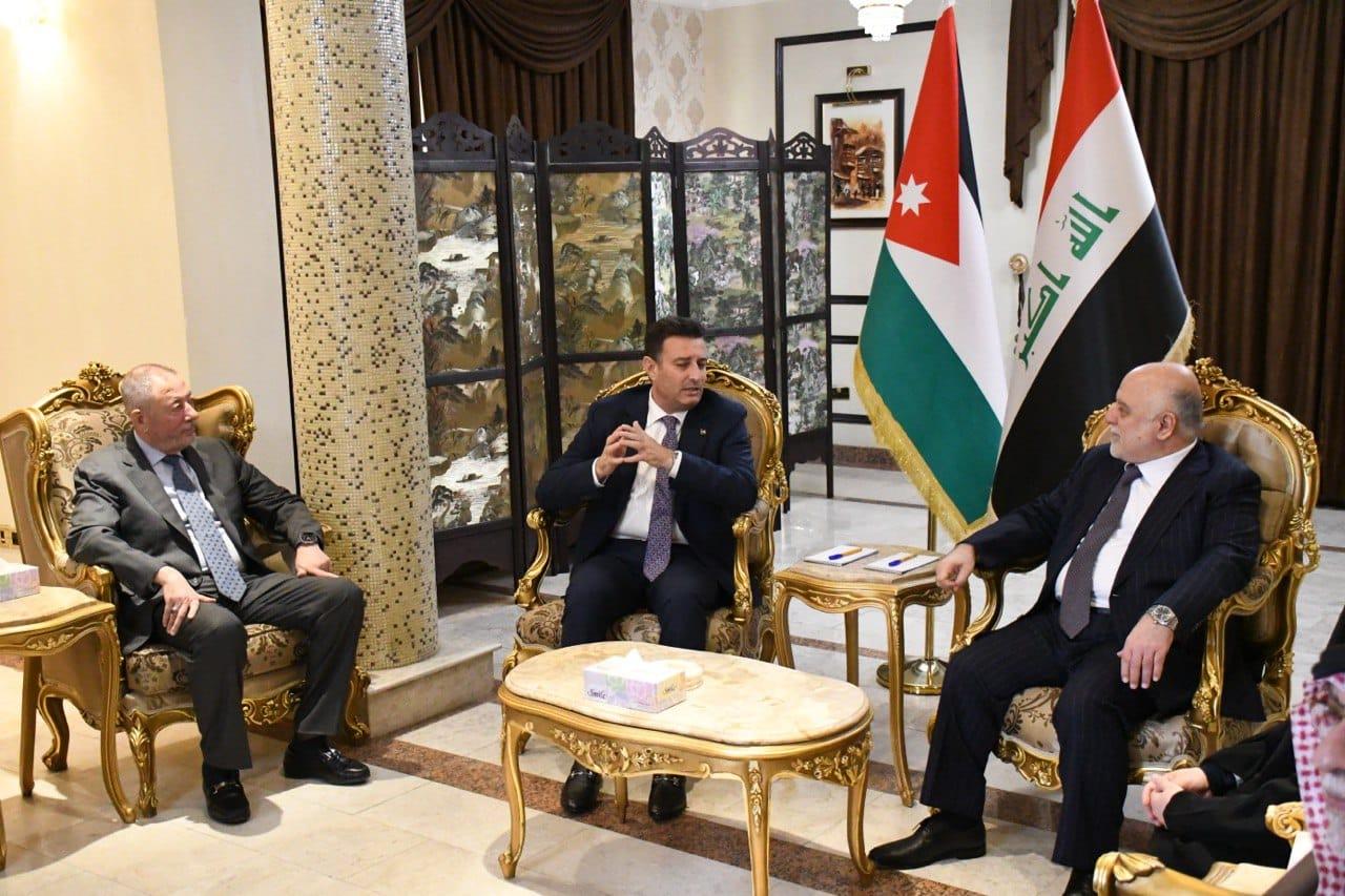 الدكتور حيدر العبادي يستقبل رئيس مجلس النواب الأردني والوفد المرافق له