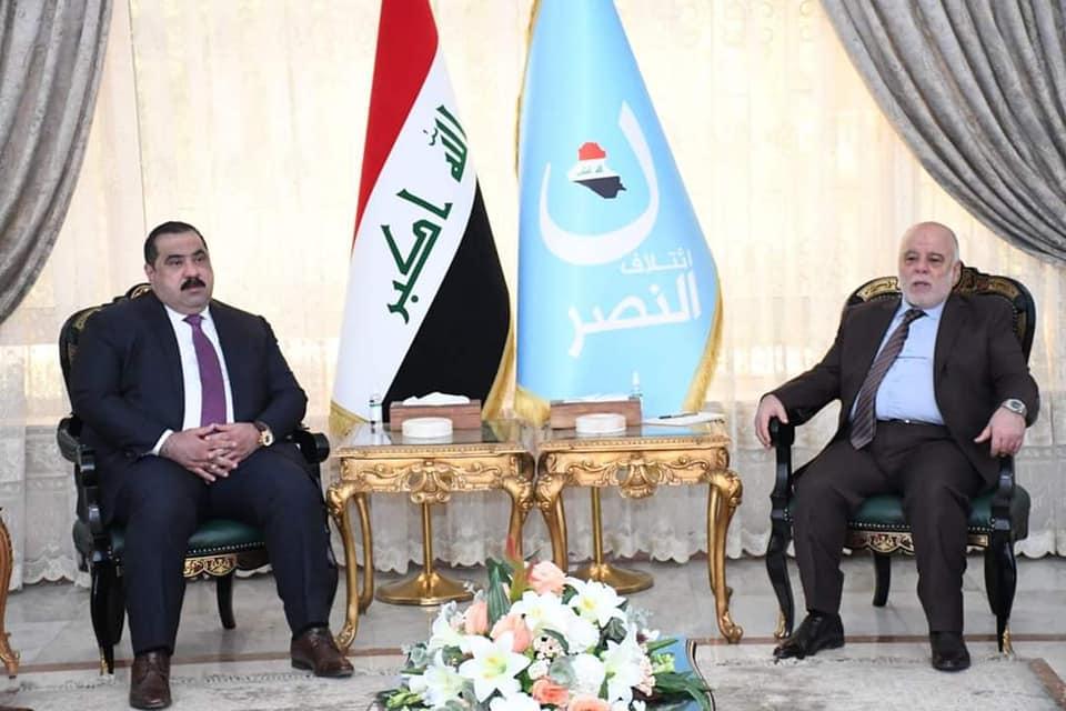 الدكتور حيدر العبادي يستقبل وفد تحالف عزم برئاسة السيد مثنى السامرائي