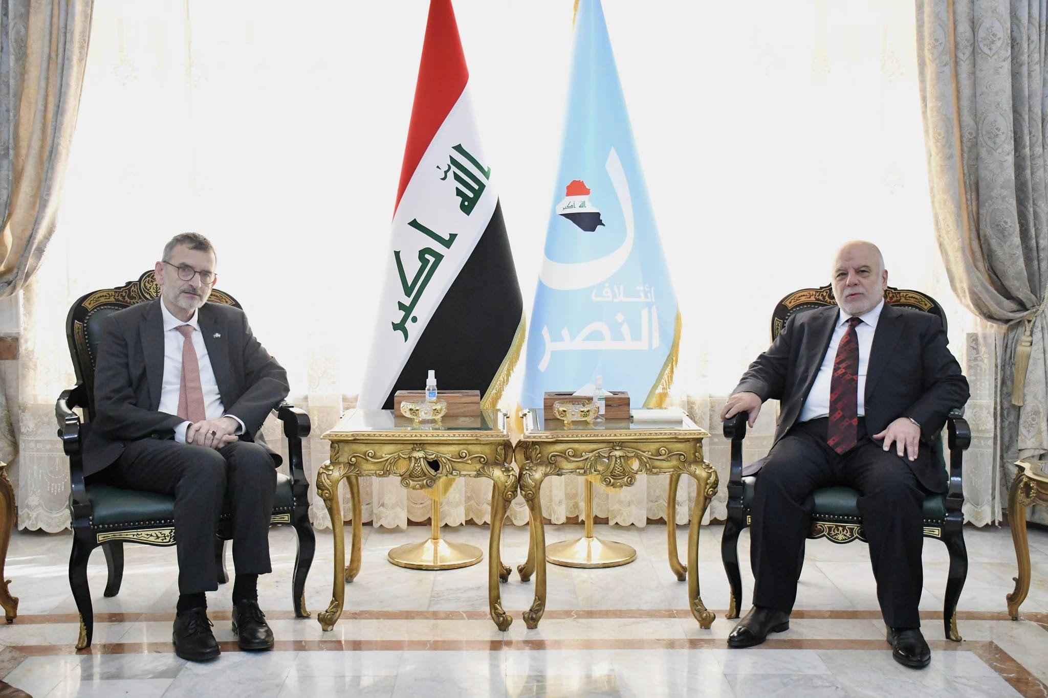 الدكتور حيدر العبادي يستقبل فريق الاستعراض الإستراتيجي المستقل للأمم المتحدة