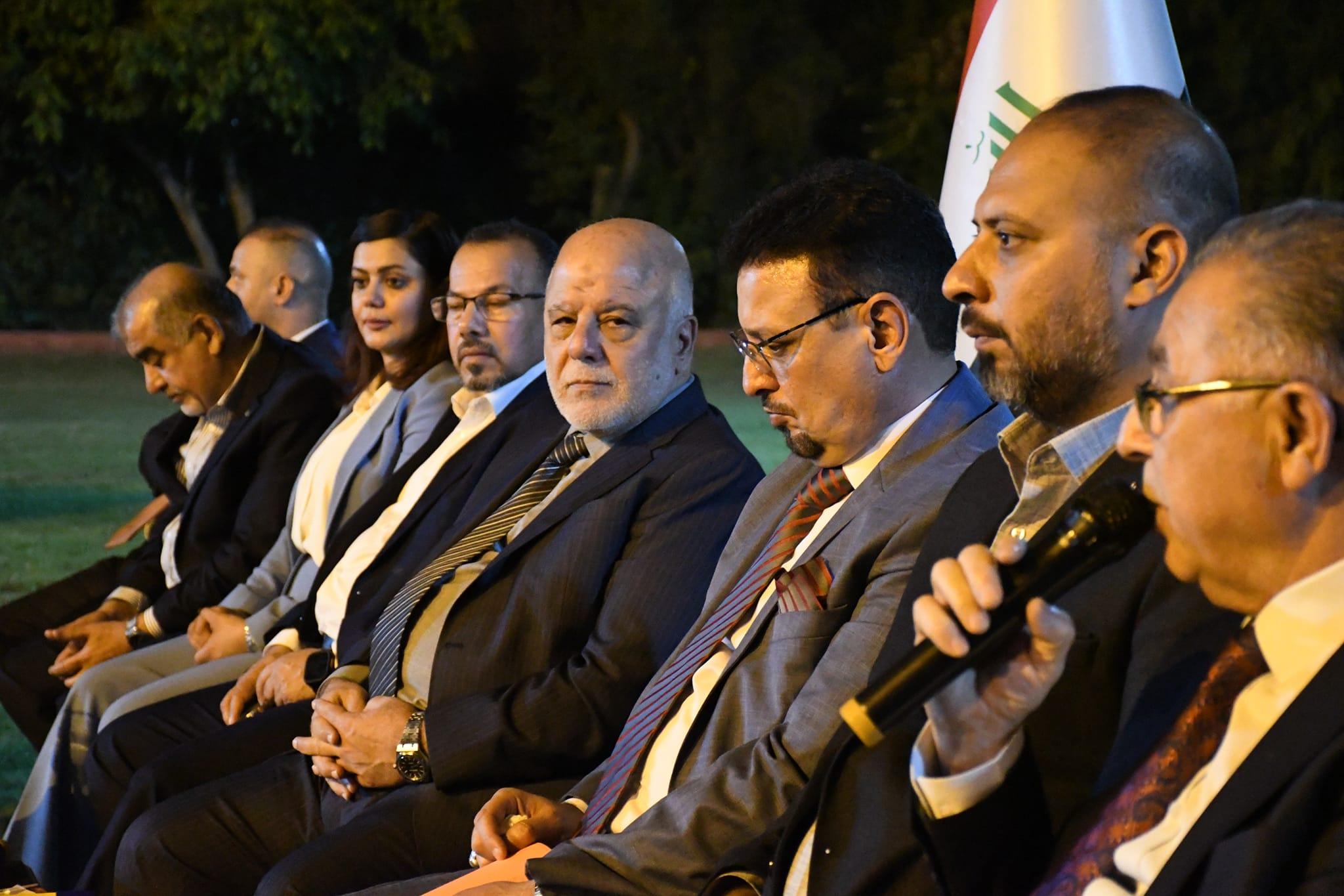 Dr. Al-Abadi hosts an elite group of economists and financial affairs specialists and discusses the 