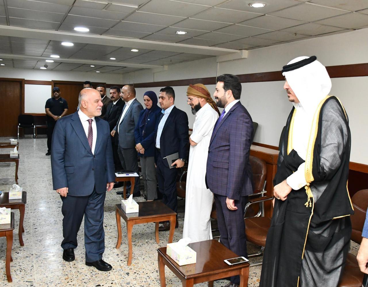 دکتۆر عەبادی پێشوازی دەکات لە کاندیدکراوانی هاوپەیمانی نەسڕ بۆ پارێزگاکانی دیالا و سەڵاحەدین و ئەنبا