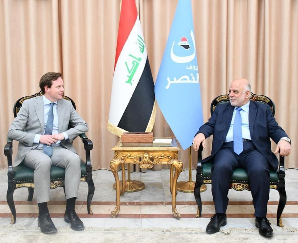 Dr. Al-Abadi receives the British Ambassador in Baghdad and discusses with him the situation in Iraq