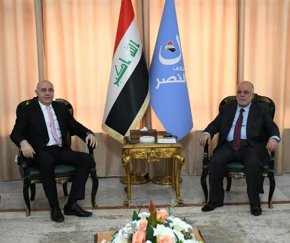 الدكتور العبادي يستقبل كلاً من السفير التركي الجديد لدى بغداد والسفير الياباني