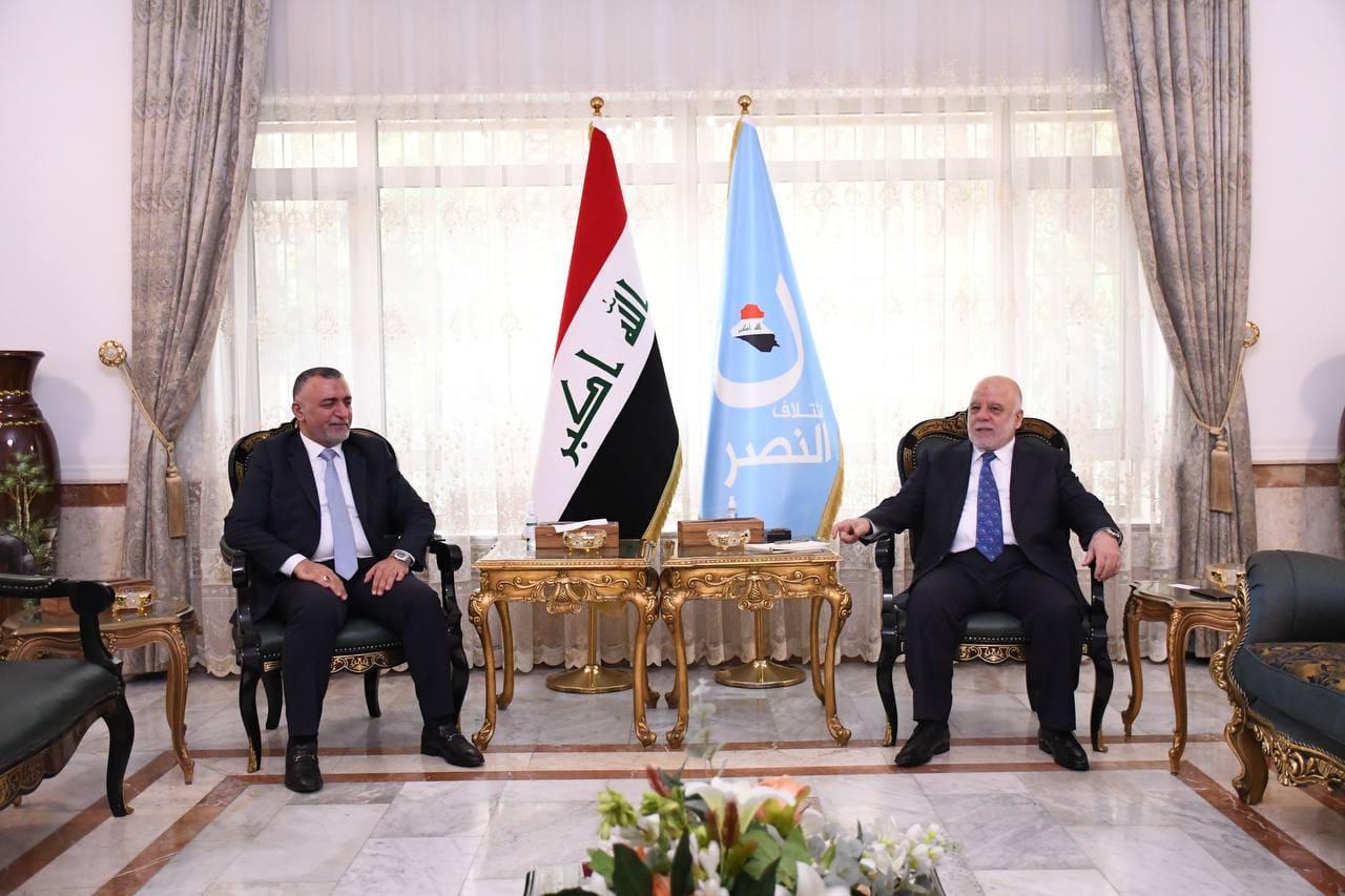 الدكتور حيدر العبادي يستقبل رئيس مجلس الخدمة الاتحادي