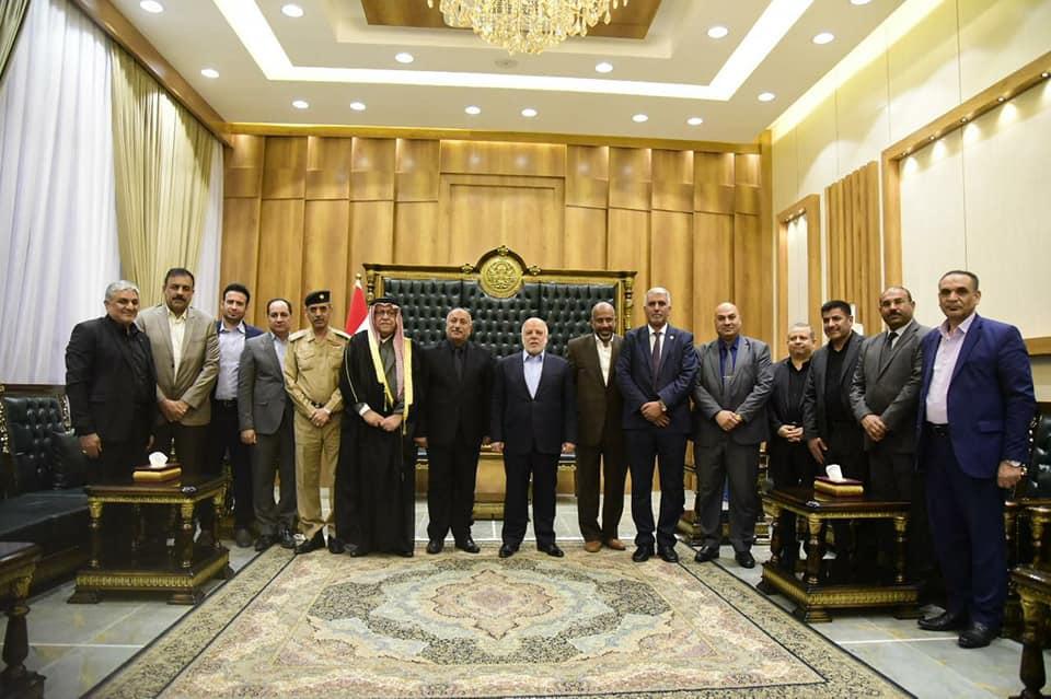 الدكتور العبادي يزور محافظة كربلاء المقدسة ويلتقي بمحافظها السيد الخطابي