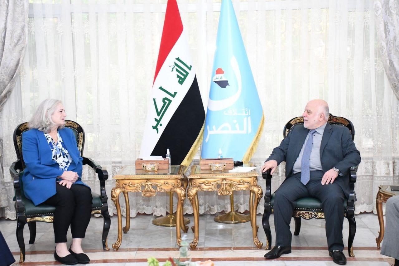 الدكتور حيدر العبادي يستقبل السفيرة الأمريكية في بغداد