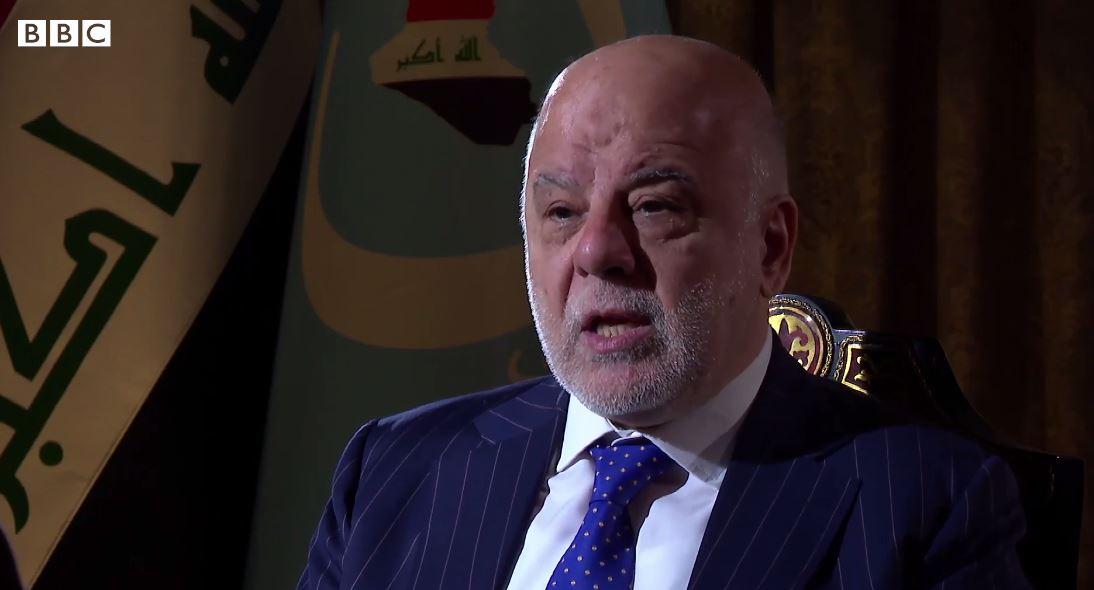 العبادي: بعض الأطراف السياسية ليست مع حل مشكلة النازحين وحاولنا تغيير عقلية رجال السلطة