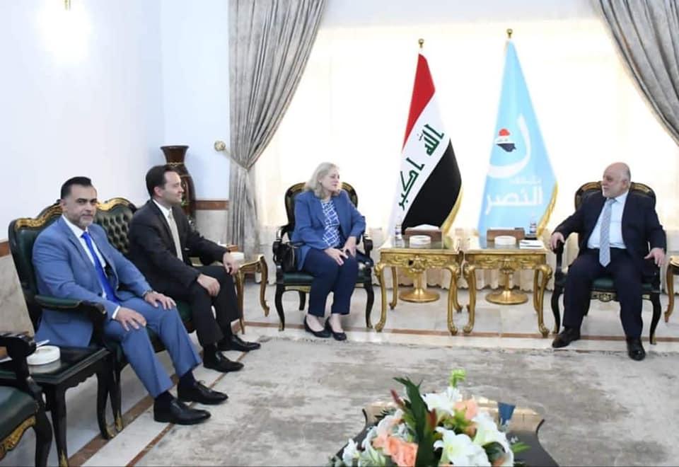 دکتۆر حەیدەر عەبادی پێشوازی دەکات لە باڵیۆزی نوێی ویلایەتە یەکگرتووەکانی ئەمریکا لە عیڕاق