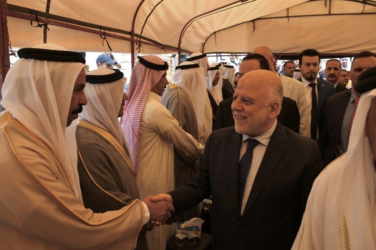 قبيلة عبادة تستضيف الدكتور حيدر العبادي في نينوى