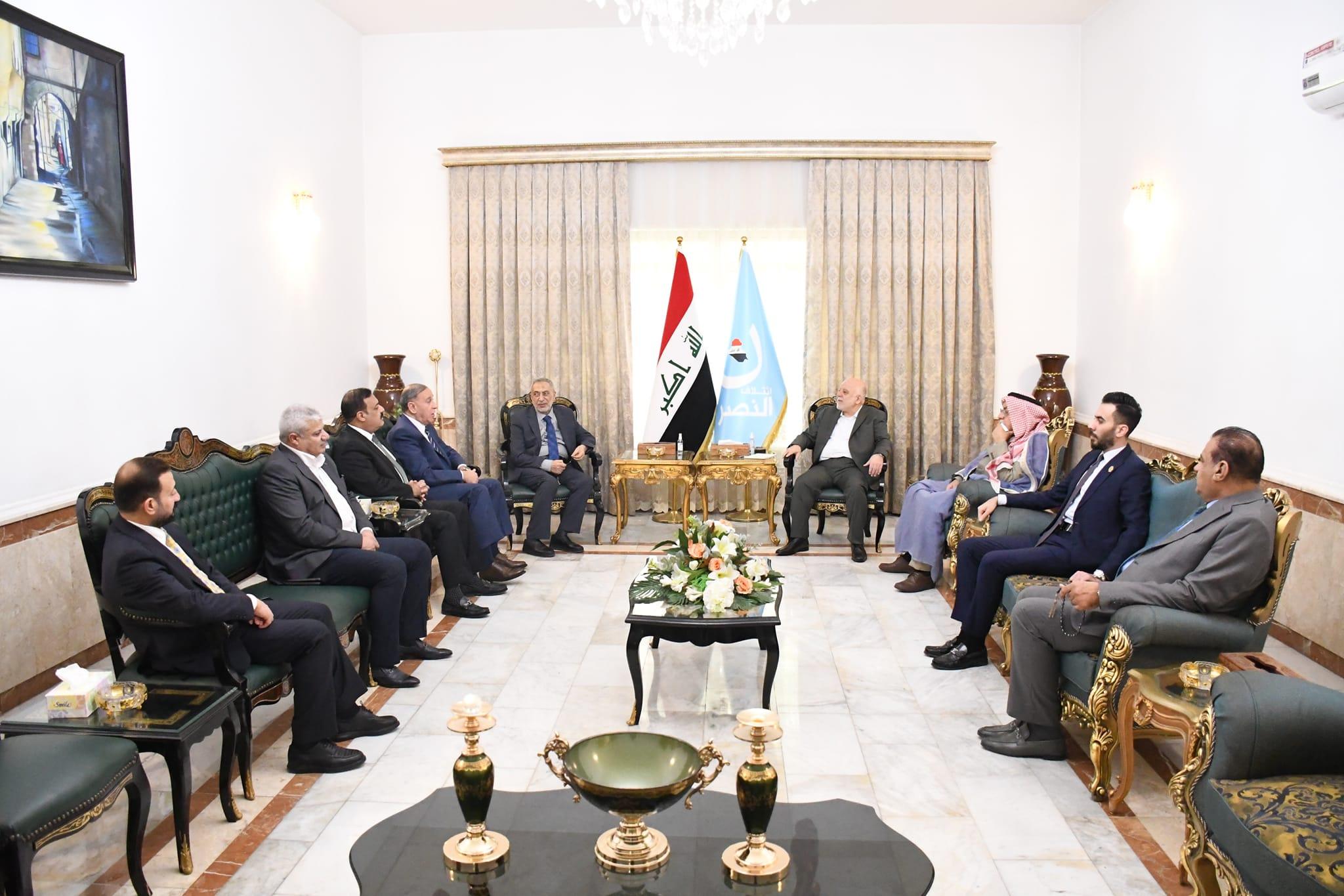 الدكتور حيدر العبادي يستقبل أعضاء كتلة الصدارة